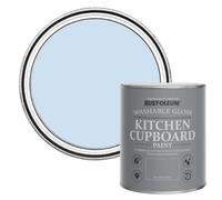 Rust-Oleum Blue Kitchen Cupboard Paint in Gloss Finish - Powder Blue 750ml
