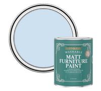 Rust-Oleum Light Blue Furniture Paint in Matt Finish - Powder Blue 750ml