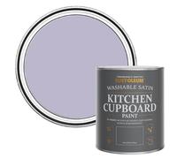 Rust-Oleum Purple Scrubbable Kitchen Cupboard Paint in Satin Finish - Wisteria 750ml