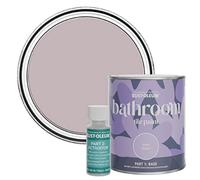 Rust-Oleum Purple Water-Resistant Bathroom Tile Paint in Matt Finish - Lilac Wine 750ml