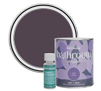 Rust-Oleum Purple Water-Resistant Bathroom Tile Paint in Satin Finish - Grape Soda 750ml