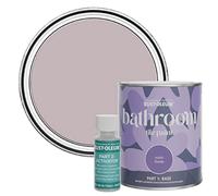 Rust-Oleum Purple Water-Resistant Bathroom Tile Paint in Satin Finish - Lilac Wine 750ml
