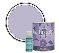Rust-Oleum Purple Water-Resistant Bathroom Tile Paint In Satin - Wisteria 750Ml
