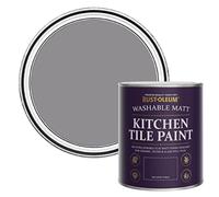 Rust-Oleum Purple water resistant Kitchen Tile Paint in Matt Finish - Iris 750ml