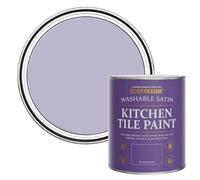 Rust-Oleum Purple water resistant Kitchen Tile Paint in Satin Finish - Wisteria 750ml