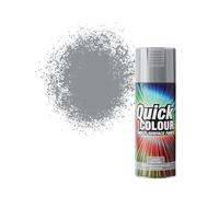 Rust-Oleum Quick Colour Multi Surface Spray Paint Silver Metallic 400Ml