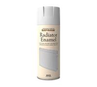 Rust-Oleum 400ml Radiator Enamel Spray Paint Aerosol - Satin White