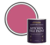 Rust-Oleum Raspberry Ripple Matt Kitchen Tile Paint 750Ml