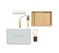Rust-Oleum Ready to Roll - Eco Paint Kit (Large) - Bathroom Wall Paint Delicate Greys