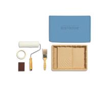 Rust-Oleum Ready to Roll - Eco Paint Kit (Large) - Chalky Wall Paint Deep Blue