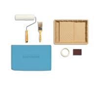 Rust-Oleum Ready to Roll - Eco Paint Kit (Large) - Garden Matt Paint 2.5L Deep Blue