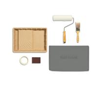 Rust-Oleum Ready to Roll - Eco Paint Kit (Large) - Garden Satin Paint 2.5L Dusky Greys