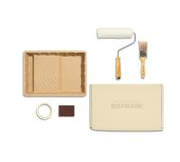 Rust-Oleum Ready to Roll - Eco Paint Kit (Large) - Garden Satin Paint 2.5L Elegant Whites
