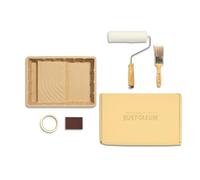 Rust-Oleum Ready to Roll - Eco Paint Kit (Large) - Garden Satin Paint 2.5L Warming Yellows