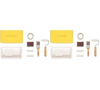 Rust-Oleum Ready to Roll - Eco Paint Kit (Small) - Matt Furniture Paint Warming Yellows (Pack of 2)