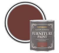 Rust-Oleum Red Furniture Paint in Satin Finish - Fire Brick 750ml