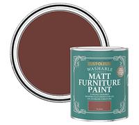 Rust-Oleum Red Furniture Paint in Matt Finish - Fire Brick 750ml