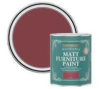 Rust-Oleum Red Furniture & Skirting Board Paint in Matt Finish - Soho 750ml