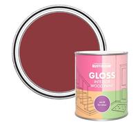 Rust-Oleum Red Interior Wood Paint in Gloss Finish - Empire Red 750ml