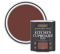 Rust-Oleum Red Kitchen Cupboard Paint in Matt Finish - Fire Brick 750ml