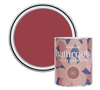 Rust-Oleum Red Moisture Resistant Bathroom Wood and Cabinet Paint in Satin Finish - Soho 750ml