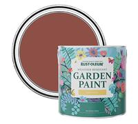 Rust-Oleum Red Mould-Resistant Garden Paint In Matt Finish - Fire Brick 2.5L