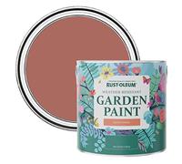 Rust-Oleum Red Mould-Resistant Garden Paint In Satin Finish - Salmon 2.5L
