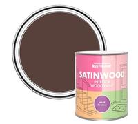 Rust-Oleum Red Satinwood Interior Wood Paint - Valentina 750ml