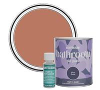 Rust-Oleum Red Water-Resistant Bathroom Tile Paint in Gloss Finish - Siena 750ml