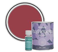 Rust-Oleum Red Water-Resistant Bathroom Tile Paint in Matt Finish - Soho 750ml