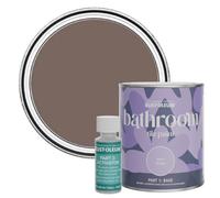 Rust-Oleum Brown Water-Resistant Bathroom Tile Paint in Matt Finish - River’s Edge 750ml