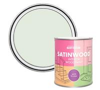Rust-Oleum Green Satinwood Interior Wood Paint - Sage Mist 750ml