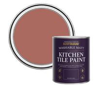 Rust-Oleum Salmon Matt Kitchen Tile Paint 750Ml