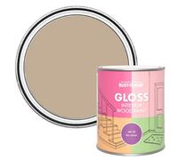 Rust-Oleum Brown Interior Wood Paint in Gloss Finish - Salted Caramel 750ml