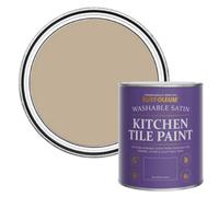 Rust-Oleum Salted Caramel Satin Kitchen Tile Paint 750Ml