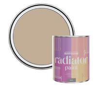 Rust-Oleum Brown Heat Resistant Radiator Paint in Satin Finish - Salted Caramel 750ml