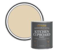 Rust-Oleum Beige Scrubbable Kitchen Cupboard Paint in Satin Finish - Sandhaven 750ml