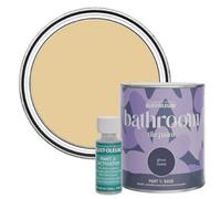 Rust-Oleum Yellow Water-Resistant Bathroom Tile Paint in Gloss Finish - Sandstorm 750ml