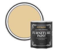 Rust-Oleum Yellow Furniture & Skirting Board Paint in Gloss Finish - Sandstorm 750ml