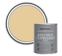 Rust-Oleum Yellow Kitchen Cupboard Paint in Gloss Finish - Sandstorm 750ml