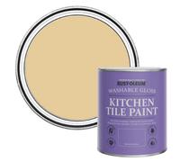 Rust-Oleum Yellow Water-Resistant Kitchen Tile Paint in Gloss Finish - Sandstorm 750ml