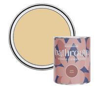 Rust-Oleum Yellow Moisture Resistant Bathroom Wood and Cabinet Paint in Satin Finish - Sandstorm 750ml