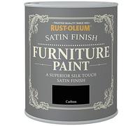 Rust-Oleum Carbon Satinwood Furniture Paint, 125Ml
