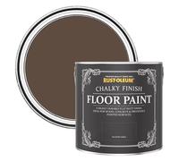 Rust-Oleum Scratch-Resistant Floor Paint in Chalky Finish - Coffee Bean 2.5L