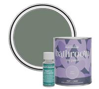 Rust-Oleum Green Water-Resistant Bathroom Tile Paint in Matt Finish - Serenity 750ml