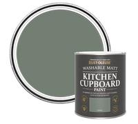 Rust-oleum Ro Kitchen Cupboard Paint Matt Serenity 750Ml, Green