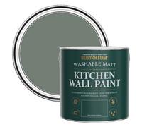 Rust-Oleum Green Washable Kitchen Wall Paint in Matt Finish - Serenity 2.5L