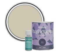 Rust-Oleum Green Water-Resistant Bathroom Tile Paint in Gloss Finish - Silver Sage 750ml