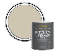 Rust-Oleum Beige Scrubbable Kitchen Cupboard Paint in Satin Finish - Silver Sage 750ml