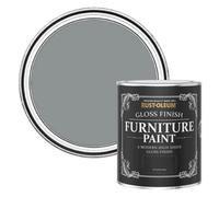 Rust-Oleum Grey Furniture Paint in Gloss Finish - Slate 750ml